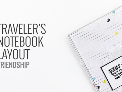 Traveler's Notebook Layout | Scrapbook.com Exclusive Stamp Sets