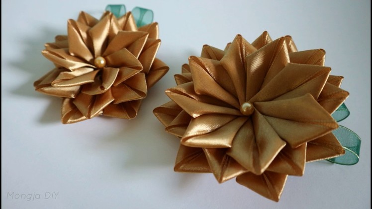 Tutorial Ribbon Flower | Kreasi Bunga dari Pita Satin