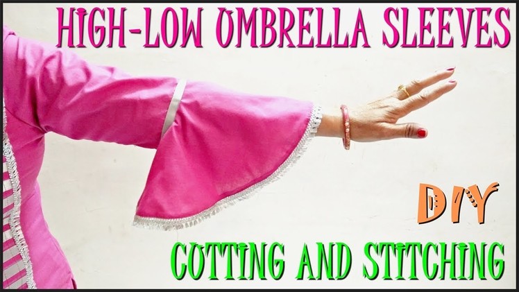 Umbrella Sleeves Cutting And Stitching | DIY - Tailoring With Usha