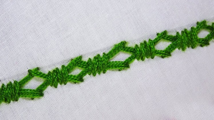 Basic hand embroidery modified stitch tutorial| cross stitch