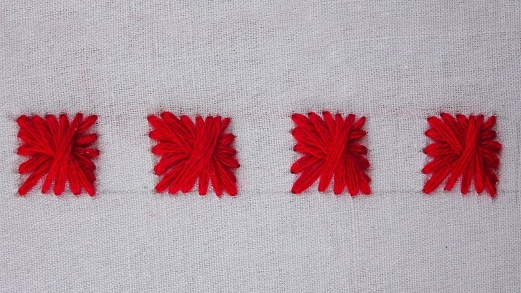 Basic hand embroidery tutorial: rhodes stitch