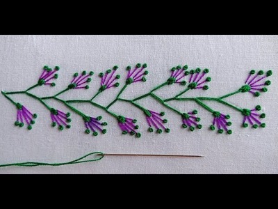 Beautiful border line design for kameez, Hand Embroidery Easy designs border line by Rup Handicraft
