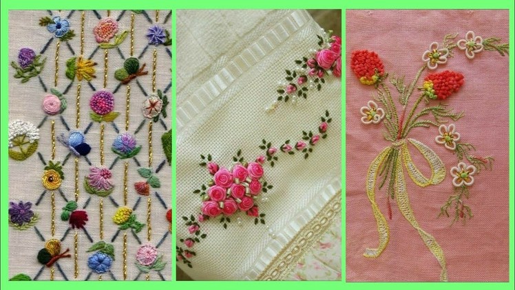 Beautiful color full hand embroidery designs.