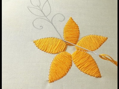 Beautiful Flower Design | Hand embroidery flower design