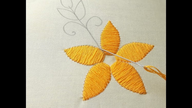 Beautiful Flower Design | Hand embroidery flower design