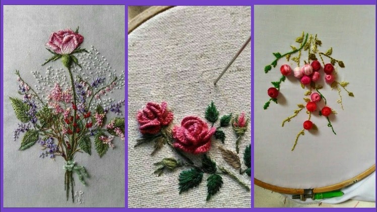 Beautiful hand embroidery designs