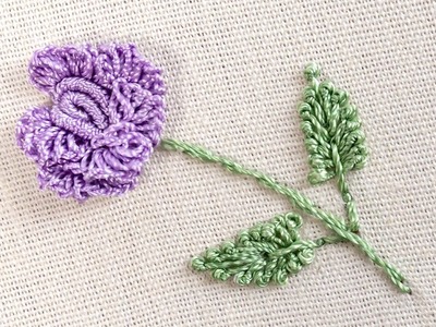 Brazilian Hand Embroidery Design: Cast on Trick with Basic Tutorial