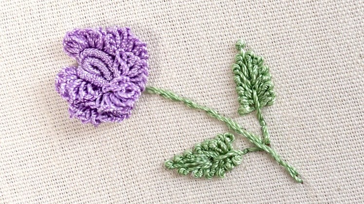 Brazilian Hand Embroidery Design: Cast on Trick with Basic Tutorial