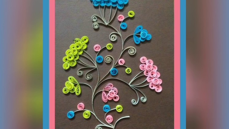 EASY QUILLING IDEAS| DESIGNS | ART| QUILLING WALL FRAMES FOR HOME DECOR