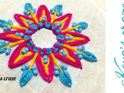 Hand embroidery 2019 | New Mirror embroidery design by keya's craze