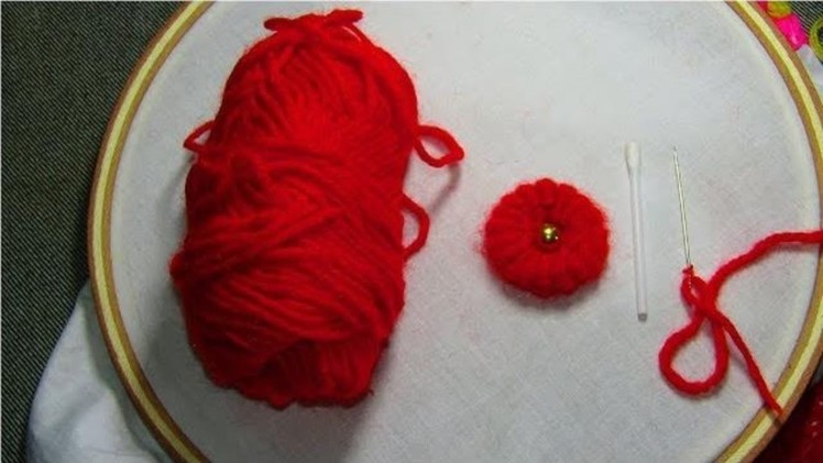 Hand Embroidery:Amazing trick wow easy flower embroidery trick with finger ,sewing hack.