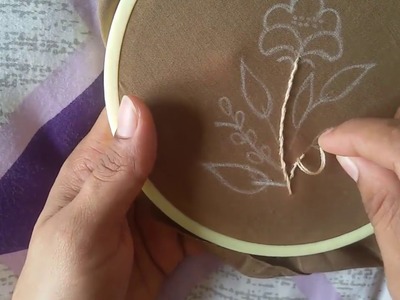Hand Embroidery Design #1 | Hand Work Design At Home