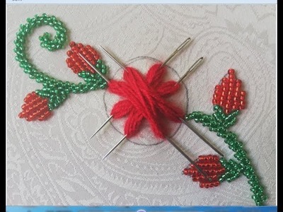 Hand embroidery;Easy Embroidery Hack using needles.