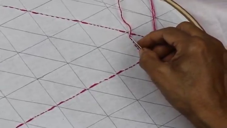 Hand Embroidery | Easy Nakshi Kantha Design Art and Stitching | noksi katha design