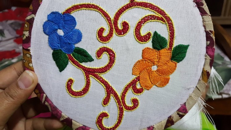 Hand embroidery easy stitch work beautiful design