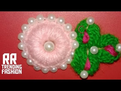 Hand Embroidery : making flower with simple trick #byRR
