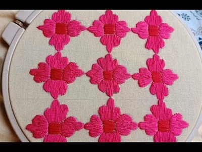 Hand Embroidery, Nakshi Kantha stitching tutorial#stepbystep#31, नक्षी कंध सिलाई,নকশী কাঁথা সেলাই