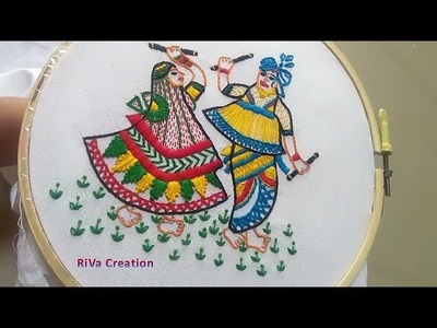 Hand Embroidery Traditional Design(Gujarati)