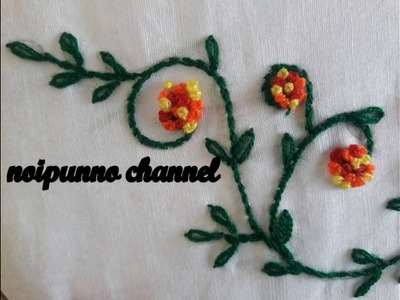 Hand Embroidery Tutorial for Beginners steam stitch laisy daisy stitch flower