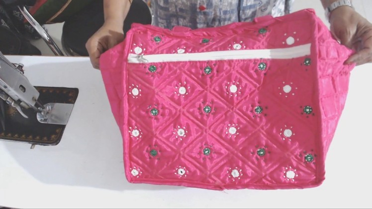 HOW TO MAKE HAND EMBROIDERED BIG SIZE MULTIPLE BAG