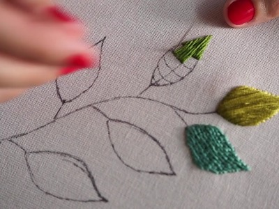 Long and Short Stitch - Hand Embroidery, Bordados a mano
