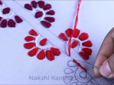 Modern hand embroidery amazing border line design | Border line embroidery designs | border designs