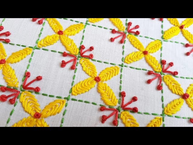 Nakshi Kantha Design (Hand Embroidery Work)
