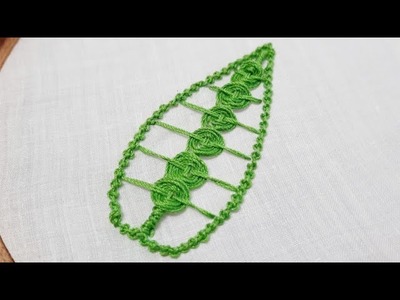 New and Easy Leaf Design (Hand Embroidery Work)