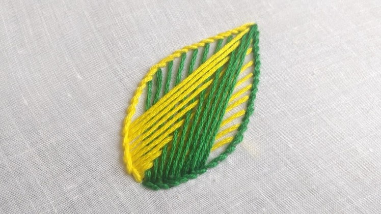 New & Easy Leaf Design (Hand Embroidery Work)