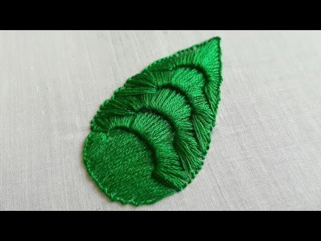 New & Easy Leaf Design (Hand Embroidery Work)