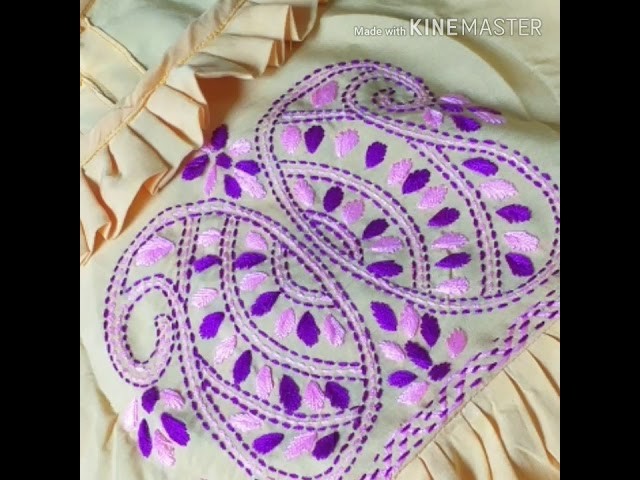 New Hand Embroidery Design ll Baby Dress Hand Work Design. . 