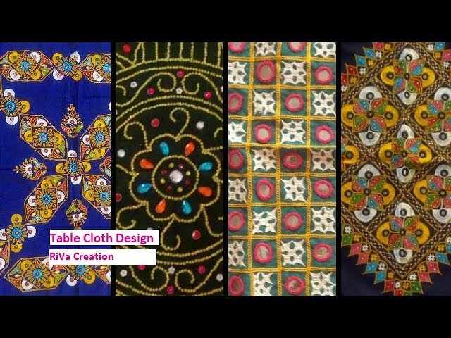 Table Cloth Design | Hand Embroidery(Gujarati)