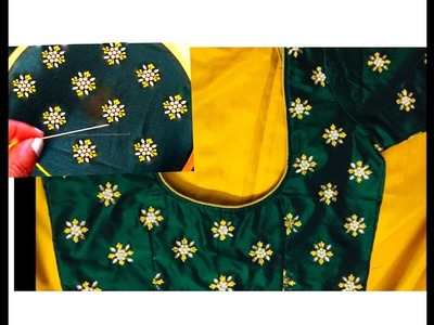 #24 మీ పాత బ్లౌస్ ను కొత్త దేశైనేర్ బ్లౌస్ గా మార్చుకోండి | turn old blouse to new designer blouse