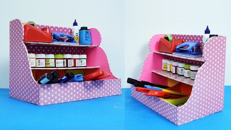 Beautiful Desk Organizer for Stationary | Best Out of Waste Stationary Holder | StylEnrich