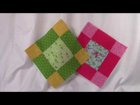 Block 1 Beginners Sampler Quilt 2019 - learn how to make a quilt