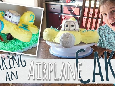 DIY Airplane Cake (vlog style)