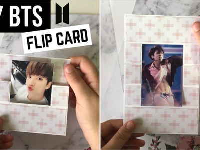 DIY BTS Swing Card TUTORIAL (flip to reveal Jungkook's abs!?)