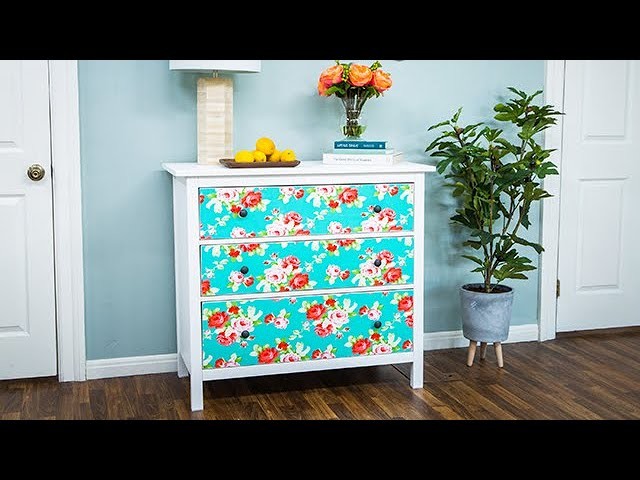 DIY Fabric Covered Dresser - Home & Family