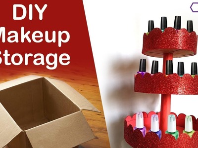 Diy makeup storage