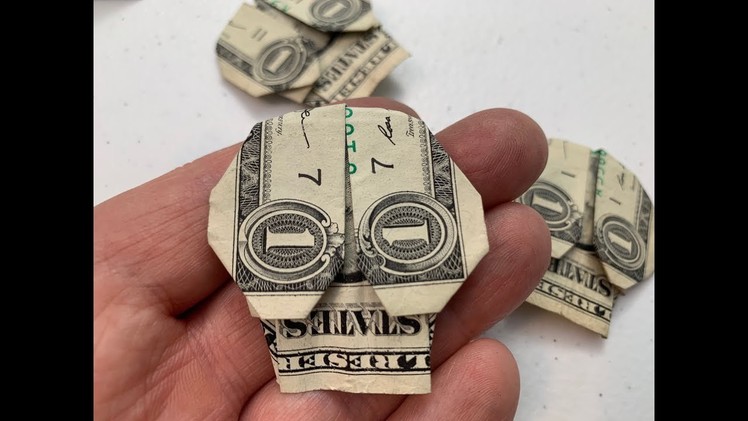 Dollar Origami: Fold A Skull From A Dollar Bill!