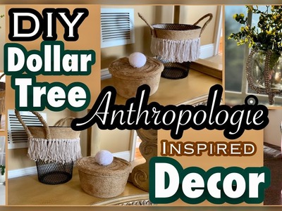 Dollar Tree ANTHROPOLOGIE Inspired DIY DECOR
