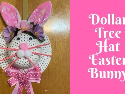 Dollar Tree Easter Crafts: Dollar Tree Hat Easter Bunny