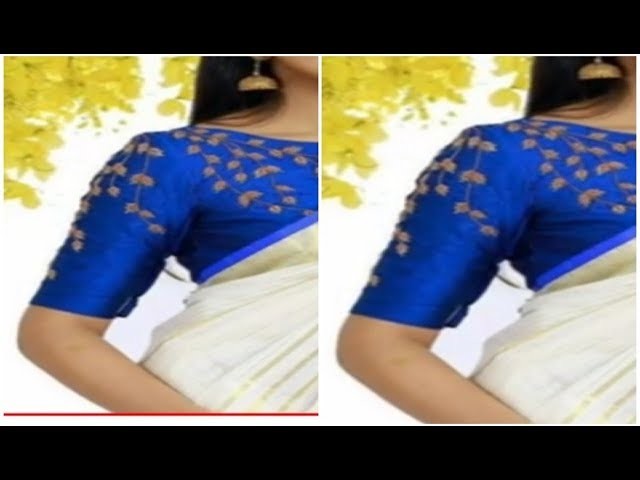 Elbow length sleeve cutting and stitching methods in Tamil