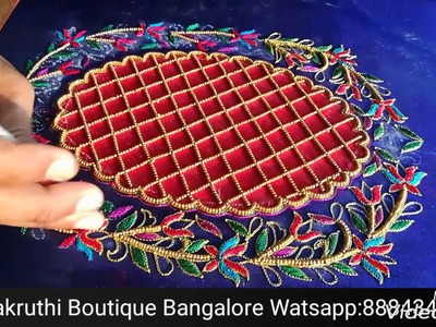 Embroidery Blouse designs by Angalakruthi boutique Bangalore