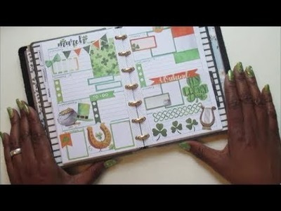 Foxy Mini Happy Planner || St. Patrick's Week || Plan With Me