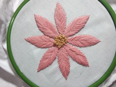 Hand Embroidery 2019 | Beautiful Flower Embroidery (easy)