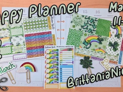 Happy Planner Plan with Me March 11-17 featuring Brittanianicole