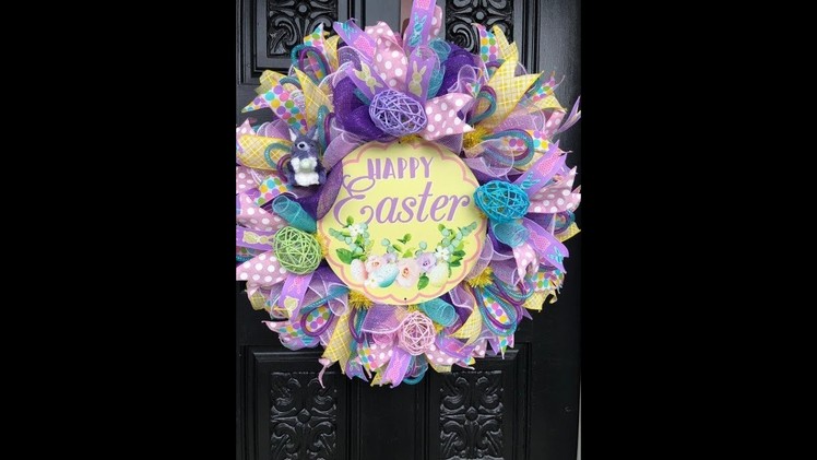 How To Make A Happy Easter Wreath