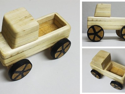 How to make a wooden toy truck - DIY Wooden Toys
