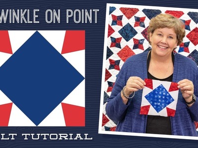 Make a "Periwinkle on Point" Quilt with Jenny Doan of Missouri Star